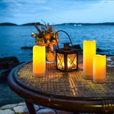 Bougies LED effet flamme