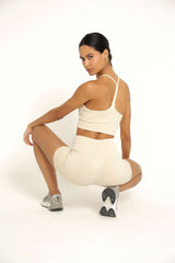 Brassière Sport Dos Nageur crème vu de dos