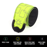 Battery-powered LED bracelet