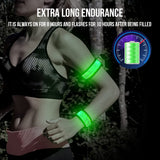 Battery-powered LED bracelet