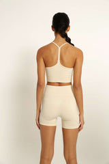 Short Cycliste Femme Court blanc