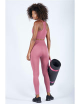 Haut Sport Femme rose vu de dos