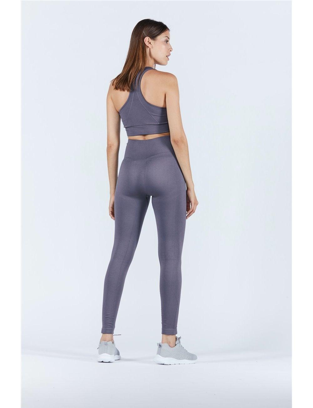 Haut Sport Femme mauve vu de dos