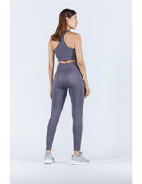 Haut Sport Femme mauve vu de dos