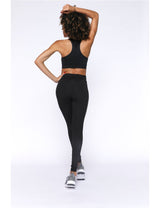 Legging Sport Femme Ajouré vu de derrière