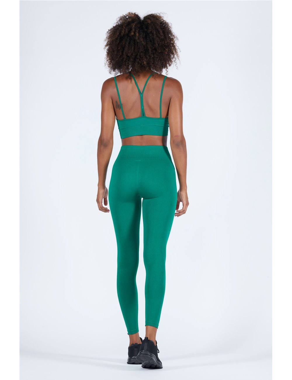 Legging Yoga Femme vert émeraude