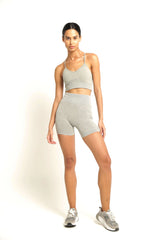 Brassière Sport Dos Nageur gris beige