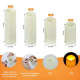 LED-Kerzen mit Flammeneffekt