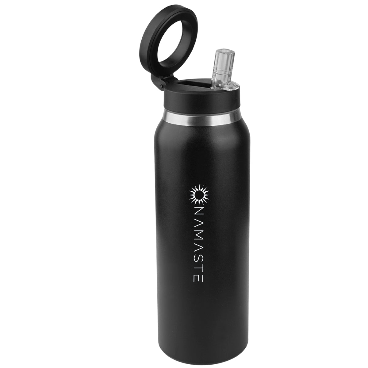 750-ml-Isolierwasserflasche mit magnetischer Handyhalterung