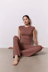 Pantalon Chanchou - MARRON