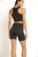 Short Cycliste Femme Taille Haute rose