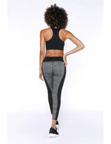 Legging Sport Femme Gris vu de derriere