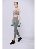 Legging Sport Femme Push Up gris