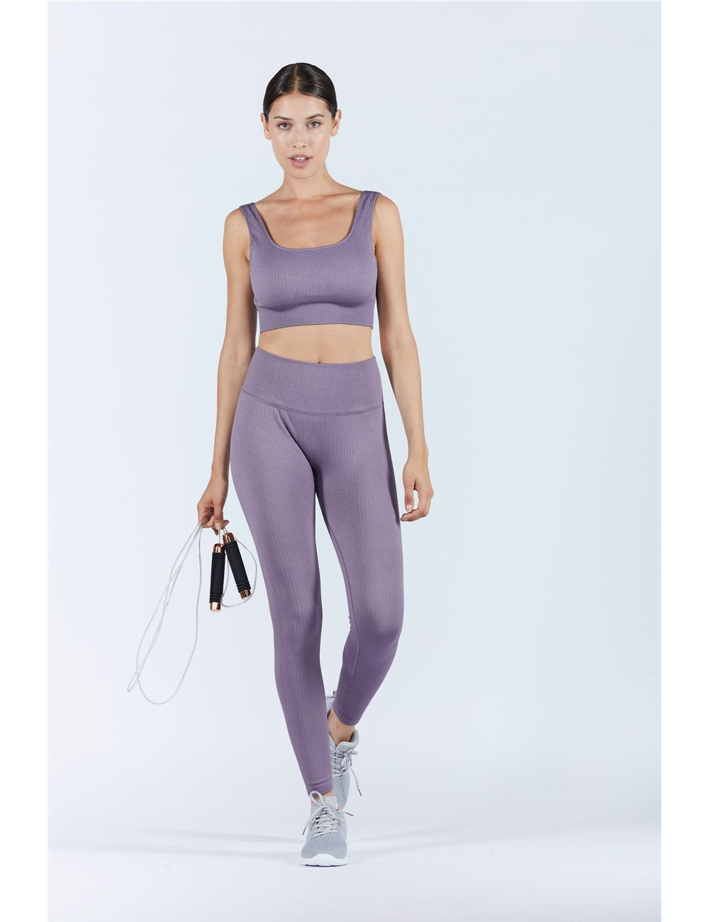 Legging Sport Femme Gainant violet